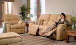 G Plan Mistral Small Three Seater Double Power Recliner Sofa