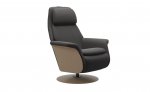 Stressless Sam (Wood) Power Recliner Chair with Heating & Massage (Disc Base)