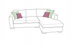 Whitemeadow Bergen Small Chaise Sofa Right Hand Facing