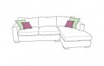 Whitemeadow Bergen Large Chaise Sofa Right Hand Facing
