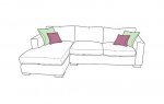 Whitemeadow Bergen Large Chaise Sofa Left Hand Facing