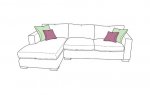 Whitemeadow Bergen Large Chaise Sofa Left Hand Facing