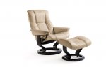 Stressless Mayfair Small Recliner Chair & Footstool (Classic Base) 