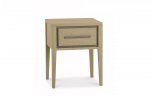 Bentley Designs Rimini Aged Oak & Weathered Oak 1 Drawer Nightstand [5701-71]