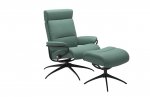 Stressless Tokyo Recliner Chair With Adjustable Headrest & Footstool (High Base)