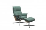 Stressless Mayfair Medium Recliner Chair & Footstool (Cross Base)