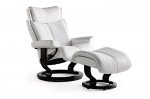 Stressless Magic Small Recliner Chair & Footstool (Classic Base)