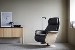 Stressless Sam (Wood) Power Recliner Chair (Disc Base)