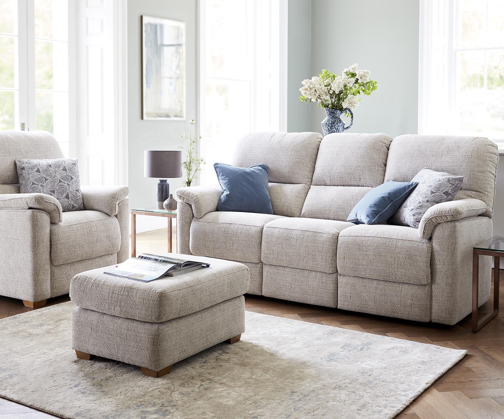 G Plan Chadwick Three Seater Double Manual Recliner Sofa | Claytons ...