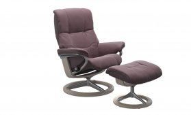 Stressless Mayfair Large Recliner Chair & Footstool (Signature Base)