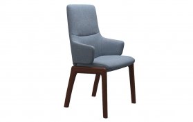 Stressless Mint High Back Dining Chair (D100 Leg w/ Arms)