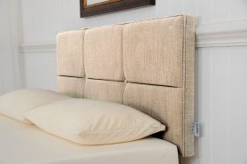 Tempur Ardennes Buttoned Headboard (Biscuit Colour)