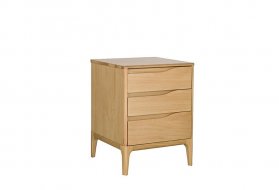 Ercol Rimini Bedroom 3 Drawer Bedside Cabinet [3282]