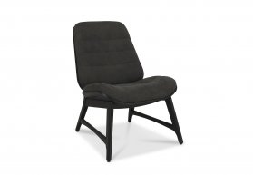 Bentley Designs Vintage Peppercorn Casual Chair - Dark Grey Fabric [9135-09UCP-DGY]