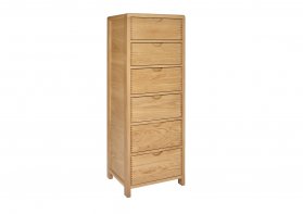 Ercol Bosco Bedroom Six Drawer Tall Chest [1364]