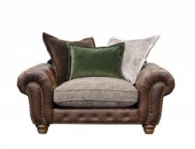 Alexander & James Wilson Pillow Back Snuggler Chair (Fabric Pack - Option 1)