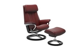 Stressless Paul Large Recliner Chair & Footstool (Signature Base)