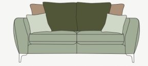 Alstons Inka 3 Seat Pillow Back