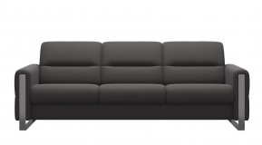 Stressless Fiona Three Seater Sofa (Steel Arm)