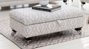 Alstons Lowry Legged Ottoman