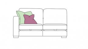 Whitemeadow Bergen 1 Arm 2 Seat Sofa Left Hand Facing