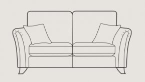 Alstons Emelia 2 Seat Sofa (Standard Back)