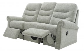 G Plan Holmes Three Seater Double Manual Recliner Sofa