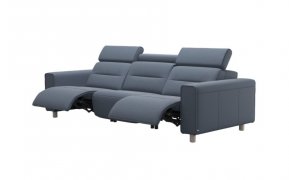 Stressless Emily (Wide Arm) Three Seater Double Power Recliner Sofa