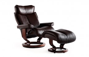 Stressless Magic Small Recliner Chair & Footstool (Classic Base)