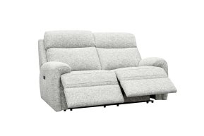 G Plan Hardy Two Seater Double Power Headrest & Lumbar Recliner Sofa With USB