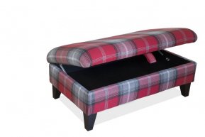 Alstons Poppy Legged Ottoman