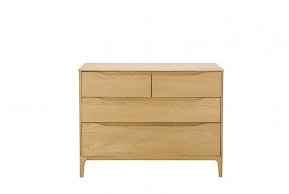 Ercol Rimini Bedroom 4 Drawer Low Wide Chest [3283]