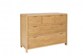 Ercol Bosco Bedroom Five Drawer Wide Chest [1362]