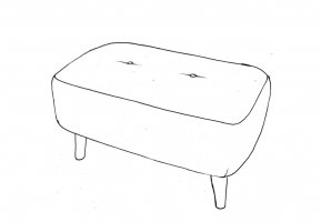 Whitemeadow Seville Small Bench Stool