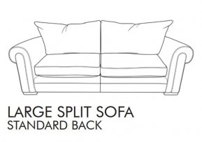 Whitemeadow Titan Large Split Sofa (Standard Back)