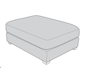 Buoyant Blaise Large Footstool (FST)