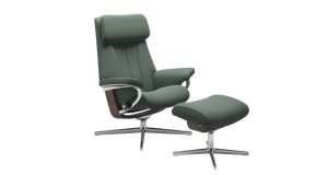 Stressless Paul Medium Recliner Chair & Footstool (Cross Base)