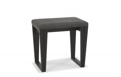 Bentley Designs Tivoli Stool - Dark Grey Fabric [4207-91]