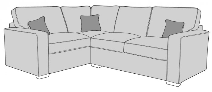 Buoyant Chicago Corner Sofa Standard Back (LH1, COR, RH2)
