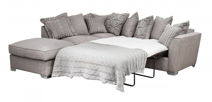Buoyant Fantasia Pillow Back Corner Sofa Bed With Large Footstool (P, LFC, R2S )