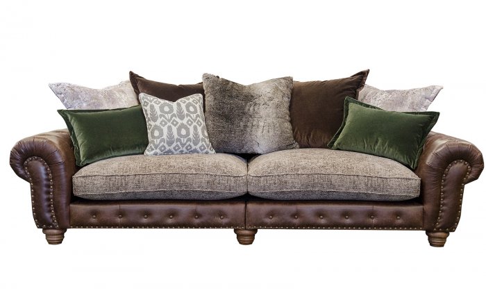 Alexander & James Wilson Grand Split Pillow Back Sofa (Fabric Pack - Option 1)