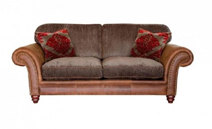 Alexander & James Hudson Two Seater Standard Back Sofa  (Fabric Pack - Option 1)