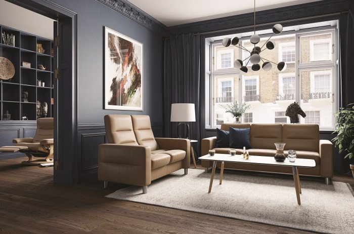 Wood back couch discount