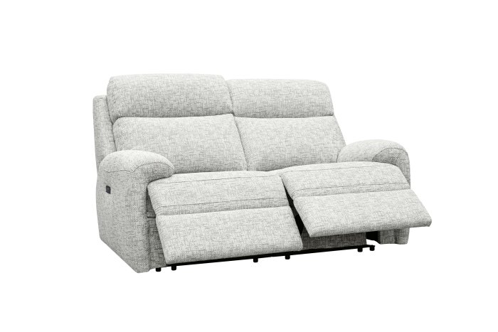 G Plan Hardy Two Seater Double Power Headrest & Lumbar Recliner Sofa With USB & HEATED SEATS